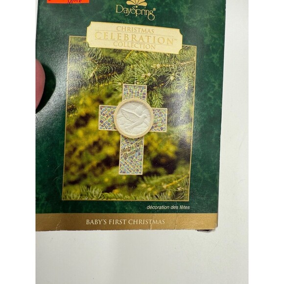 Baby 1st 2002 DaySpring Christmas Celebration Collection Cross Dove - Picture 2 of 6